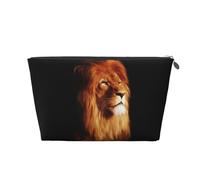 Faccia di leone arrabbiato, Borsa da toilette Borsa per trucco Borsa per cosmetici Borsa da toilette da viaggio portatile