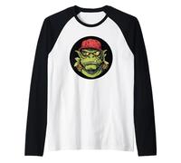 Faccia orco fresco con cappello e occhiali da sole Outfit Maglia con Maniche Raglan
