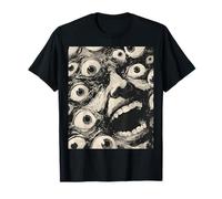 Faccia urlante surreale - Arte horror astratta da incubo Maglietta