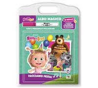 Facciamo festa! Masha e Orso. Albo magico. Ediz. a colori. Con pennarello svelacolori