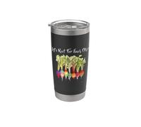 Facciamo il tifo l'uno per l'altro Piante arcobaleno LGBT Pride Gardener Bicchiere termico in acciaio inox doppia parete