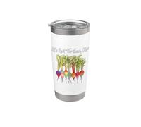 Facciamo il tifo l'uno per l'altro Piante arcobaleno LGBT Pride Gardener Bicchiere termico in acciaio inox doppia parete