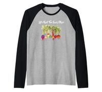 Facciamo Il tifo l'uno per L'Altro Piante Arcobaleno LGBT Pride Gardener Maglia con Maniche Raglan