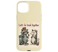 Facciamo la spazzatura insieme una coppia di opossum di Custodia per iPhone 15 Plus