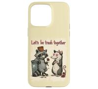 Facciamo la spazzatura insieme una coppia di opossum di Custodia per iPhone 15 Pro Max