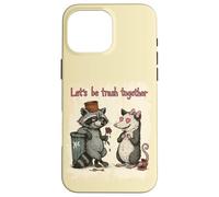 Facciamo la spazzatura insieme una coppia di opossum di Custodia per iPhone 16 Pro Max