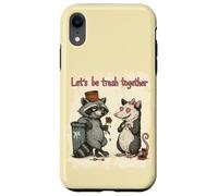 Facciamo la spazzatura insieme una coppia di opossum di Custodia per iPhone XR