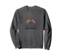 Facciamo Qualcosa di Bello - Ispirazione Artistica Felpa, Unisex per Adulti, Grigio Scuro, L