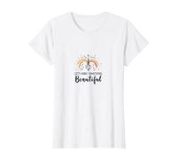 Facciamo Qualcosa di Bello - Ispirazione Artistica Maglietta, Donna, Bianco, XXL