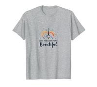 Facciamo Qualcosa di Bello - Ispirazione Artistica Maglietta, Uomo, Grigio Melange, XL