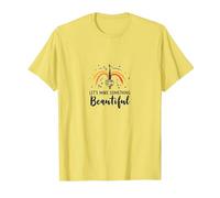 Facciamo Qualcosa di Bello - Ispirazione Artistica Maglietta, Uomo, Limone, 3XL