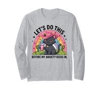 Facciamo Questo Prima Che la mia ansia inizi in Donne Divertenti Ragazza Maglia a Manica