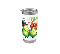Facciamo un fantastico gioco di parole di coppia a forma di pera Bicchiere termico in acciaio inox doppia parete