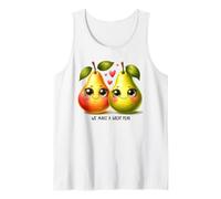 Facciamo Un Ottimo Gioco di Parole di Coppia con Pera e Frutta Carina Canotta