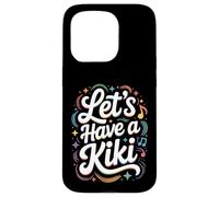 Facciamo una celebrazione LGBT arcobaleno della festa del gay pride Kiki Custodia per iPhone 15 Pro