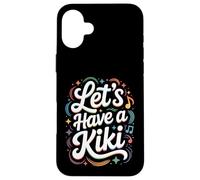 Facciamo una celebrazione LGBT arcobaleno della festa del gay pride Kiki Custodia per iPhone 16 Plus