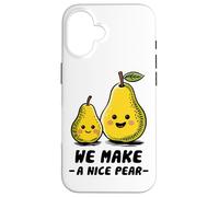 Facciamo una pera perfetta - Pere carine di famiglia Custodia per iPhone 16