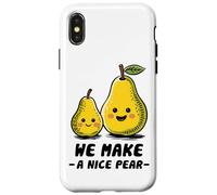 Facciamo una pera perfetta - Pere carine di famiglia Custodia per iPhone X/XS