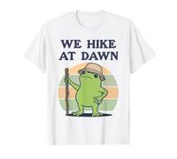 Facciamo un'escursione all'alba Funny Frog Hiker Maglietta