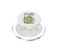 Facciamo un'escursione all'alba Funny Frog Hiker PopSockets PopGrip per MagSafe