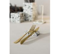 FacciamoCASA Poggia posate in graniglia di marmo Verde (6 pezzi), appoggio posate tavola design, portaposate tavolo ristorante elegante, poggiaposate regalo casa