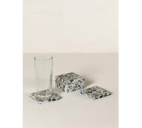 FacciamoCASA Sottobicchieri in graniglia di marmo Verde (6 pezzi)