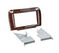 Facciata auto 2-DIN compatibile con Mercedes lasse S in legno di r...