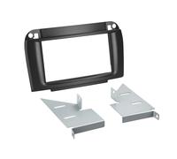 Facciata auto 2 DIN compatibile con Mercedes lasse S nera