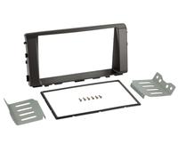 Facciata autoradio 2-DIN compatibile con Kia Rio(YB) 02/2017-04/2023 nero