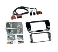 Facciata autoradio 2 DIN compatibile con Seat Ibiza (6J) pianoforte/imbracatu...