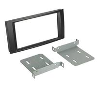 Facciata autoradio 2 DIN compatibile con VW T5 2003-2015/Touareg 2003-2010 nero