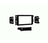 Facciata autoradio 2-DIN con vuoto tascabile compatibile con diversi veicoli