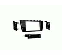 Facciata autoradio 2 DIN con vuoto tascabile compatibile con Mitsubishi Mirag...