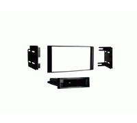 Facciata autoradio 2-DIN con vuoto tascabile compatibile con Nissan Micra/Not...