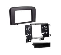 Facciata autoradio 2-DIN con vuoto tascabile compatibile con Volvo S80(TS) 08...
