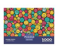 Faccina Sorridente | Positivo Puzzle Da 1000 Pezzi, Gioco Educativo Impegnativo Rilassante Per Adulti E Bambini, Moderna Decorazione Per La Casa | Regalo 70x50cm/1000pcs