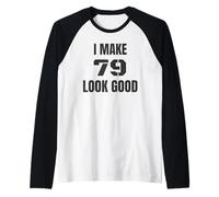 Faccio 79 look good pattern per un intenso impatto visivo Maglia con Maniche Raglan