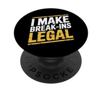 Faccio Break Ins Legale Fabbro PopSockets PopGrip Adesivo