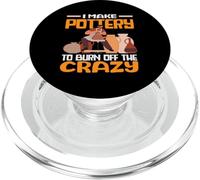 Faccio Ceramiche Per Bruciare L'Arte Pazzo PopSockets PopGrip per MagSafe