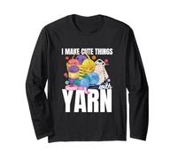Faccio Cose Carine con Yarn Crochet Lovers Arts Crafts Maglia a Manica