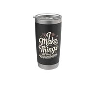 Faccio cose e ignoro le responsabilità Crafting Bicchiere termico in acciaio inox doppia parete