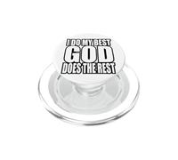 Faccio del mio meglio, Dio fa il resto Citazione sulla fede PopSockets PopGrip per MagSafe
