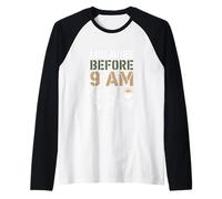 Faccio di più prima 9 AM di quanto la maggior parte dei civili faccia VA Nurse Maglia con Maniche Raglan