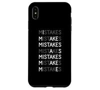 Faccio errori mentre gli errori mi rendono divertente scherzo sull'imperfezione Custodia per iPhone XS Max