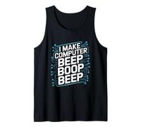 Faccio Il Computer Beep Boop Beep Ingegnere di Rete Canotta