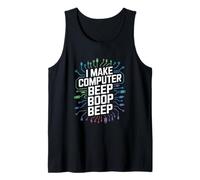 Faccio Il Computer Beep Boop Beep Ingegnere di Rete Canotta
