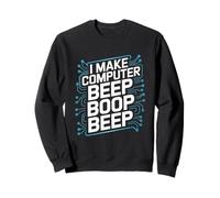 Faccio Il Computer Beep Boop Beep Ingegnere di Rete Felpa