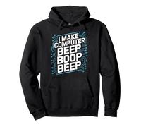 Faccio Il Computer Beep Boop Beep Ingegnere di Rete Felpa con Cappuccio