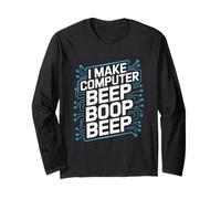 Faccio Il Computer Beep Boop Beep Ingegnere di Rete Maglia a Manica