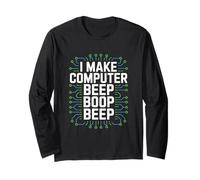 Faccio Il Computer Beep Boop Beep Ingegnere di Rete Maglia a Manica